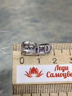 *Подвеска Танзанит цв Белое арт. 3-207293-00-31-345 (вес 1,75 г) - фото 162653