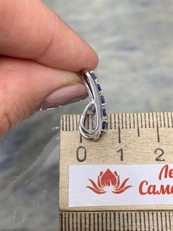 *Подвеска Танзанит цв Белое арт. 3-207293-00-31-345 (вес 1,75 г) - фото 162654