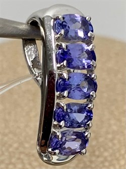 *Подвеска Танзанит цв Белое арт. 3-207293-00-31-044 вес 1,73 г - фото 162658 *Подвеска Танзанит цв Белое арт. 3-207293-00-31-044 вес 1,73 г - фото 162658