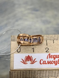 *Подвеска Танзанит цв Красное арт. 3-107293-00-31-323 вес 1,69 г - фото 162668 *Подвеска Танзанит цв Красное арт. 3-107293-00-31-323 вес 1,69 г - фото 162668