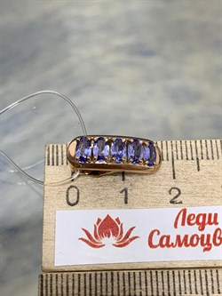 *Подвеска Танзанит цв Красное арт. 3-107293-00-31-323 вес 1,69 г - фото 162671 *Подвеска Танзанит цв Красное арт. 3-107293-00-31-323 вес 1,69 г - фото 162671