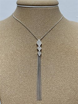 *Колье р.45 Белый Бр цв Белое арт. 6-356-843 вес 2,88 г - фото 162805 *Колье р.45 Белый Бр цв Белое арт. 6-356-843 вес 2,88 г - фото 162805