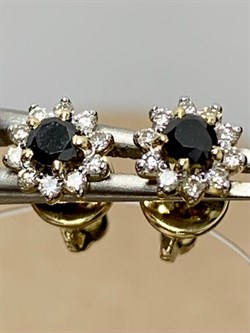 *Пусеты Белый и Черный Бр цв Лимонное арт. 2-104-191-55-315  (вес 1,33 г) - фото 162911 *Пусеты Белый и Черный Бр цв Лимонное арт. 2-104-191-55-315  (вес 1,33 г) - фото 162911