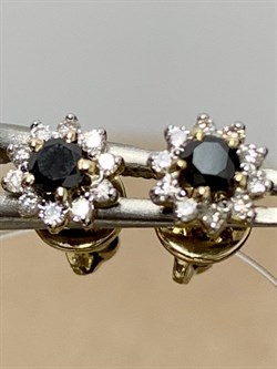 *Пусеты Белый и Черный Бр цв Лимонное арт. 2-104-191-55-315  (вес 1,33 г) - фото 162912 *Пусеты Белый и Черный Бр цв Лимонное арт. 2-104-191-55-315  (вес 1,33 г) - фото 162912