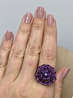 *Кольцо р.21 Аметист арт. 01-2559/00АМ-17-091 вес 5,65 г - фото 163907 *Кольцо р.21 Аметист арт. 01-2559/00АМ-17-091 вес 5,65 г - фото 163907