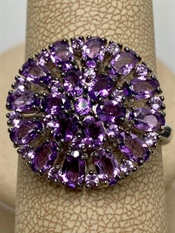 *Кольцо р.21 Аметист арт. 01-2559/00АМ-17-091 вес 5,65 г - фото 163909 *Кольцо р.21 Аметист арт. 01-2559/00АМ-17-091 вес 5,65 г - фото 163909