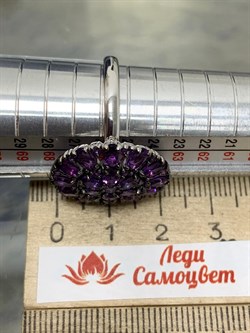 *Кольцо р.21 Аметист арт. 01-2559/00АМ-17-091 вес 5,65 г - фото 163912 *Кольцо р.21 Аметист арт. 01-2559/00АМ-17-091 вес 5,65 г - фото 163912