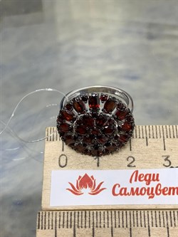 *Кольцо р.18 Гранат арт. 01-2559/00ГР-17-965 вес 5,43 г - фото 163986 *Кольцо р.18 Гранат арт. 01-2559/00ГР-17-965 вес 5,43 г - фото 163986