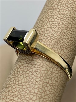 *Кольцо р.18 Зеленый Турмалин цв Лимонное арт. 1-107-664-55-706 (вес 4 г) - фото 163991 *Кольцо р.18 Зеленый Турмалин цв Лимонное арт. 1-107-664-55-706 (вес 4 г) - фото 163991