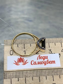 *Кольцо р.18 Зеленый Турмалин цв Лимонное арт. 1-107-664-55-706 (вес 4 г) - фото 163998 *Кольцо р.18 Зеленый Турмалин цв Лимонное арт. 1-107-664-55-706 (вес 4 г) - фото 163998