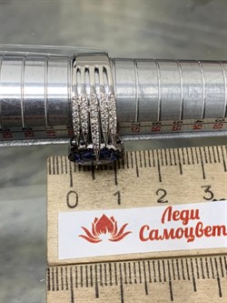 *Кольцо р.19 Танзанит цв Белое арт. 1-207589-00-55-197 вес 5,12 г - фото 164001 *Кольцо р.19 Танзанит цв Белое арт. 1-207589-00-55-197 вес 5,12 г - фото 164001