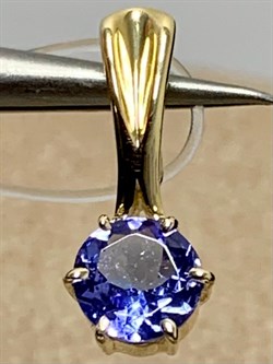 *Подвеска Танзанит цв Лимонное арт. 3-928-31-640 вес 0,63 г - фото 164131