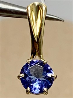 *Подвеска Танзанит цв Лимонное арт. 3-928-31-640 вес 0,63 г - фото 164133