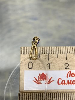 *Подвеска Танзанит цв Лимонное арт. 3-928-31-640 вес 0,63 г - фото 164146