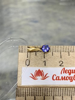 *Подвеска Танзанит цв Лимонное арт. 3-928-31-640 вес 0,63 г - фото 164148