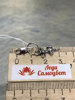 *Подвеска-Брелок Котик Карабин Открывается МЯУ! арт. 0369Пк-347 вес 1,7 г - фото 164364 *Подвеска-Брелок Котик Карабин Открывается МЯУ! арт. 0369Пк-347 вес 1,7 г - фото 164364