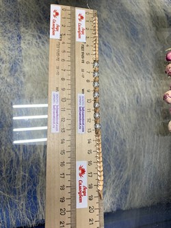 *Браслет р.19 Белый Бр цв Красное и Белое арт. 10-119-482 вес 10,7 г - фото 164566 *Браслет р.19 Белый Бр цв Красное и Белое арт. 10-119-482 вес 10,7 г - фото 164566