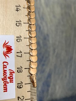 *Браслет р.19 Белый Бр цв Красное и Белое арт. 10-119-482 вес 10,7 г - фото 164569 *Браслет р.19 Белый Бр цв Красное и Белое арт. 10-119-482 вес 10,7 г - фото 164569