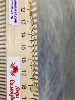 *Браслет р.16-18 Микс Турмалин цв Лимонное арт 10-320413-00-60-817 вес 2,98 г - фото 164590