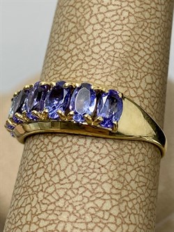 *Кольцо р.18 Танзанит цв Лимонное арт 1-107-293-31-009 вес 2,19 г - фото 165121