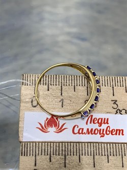 *Кольцо р.20 Танзанит цв Лимонное арт 1-107-293-31-989 вес 2,28 г - фото 165126