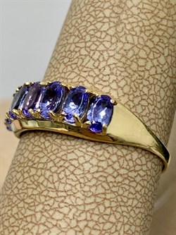 *Кольцо р.20 Танзанит цв Лимонное арт 1-107-293-31-989 вес 2,28 г - фото 165132