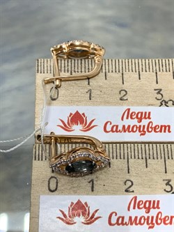 *Серьги Топаз Лондон цв Красное арт. 0120110 вес 3,85 г - фото 165149 *Серьги Топаз Лондон цв Красное арт. 0120110 вес 3,85 г - фото 165149
