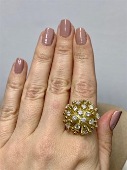 *Кольцо р.19 Белый Фианит цв Лимонное арт. К571Л-404 вес 14,39 г - фото 165200 *Кольцо р.19 Белый Фианит цв Лимонное арт. К571Л-404 вес 14,39 г - фото 165200