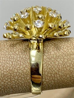 *Кольцо р.19 Белый Фианит цв Лимонное арт. К571Л-404 вес 14,39 г - фото 165205 *Кольцо р.19 Белый Фианит цв Лимонное арт. К571Л-404 вес 14,39 г - фото 165205