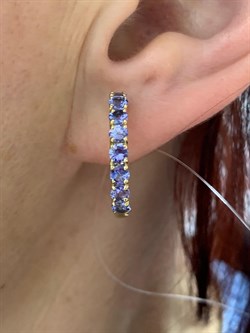 *Серьги Конго Танзанит цв Лимонное арт. 2-308086-00-31-214 вес 5,79 г - фото 165340 *Серьги Конго Танзанит цв Лимонное арт. 2-308086-00-31-214 вес 5,79 г - фото 165340