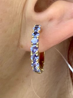 *Серьги Конго Танзанит цв Лимонное арт. 2-308086-00-31-214 вес 5,79 г - фото 165342 *Серьги Конго Танзанит цв Лимонное арт. 2-308086-00-31-214 вес 5,79 г - фото 165342