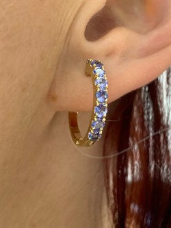 *Серьги Конго Танзанит цв Лимонное арт. 2-308086-00-31-214 вес 5,79 г - фото 165343 *Серьги Конго Танзанит цв Лимонное арт. 2-308086-00-31-214 вес 5,79 г - фото 165343