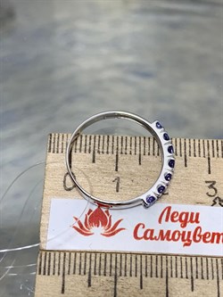 *Кольцо р.20 Танзанит цв Белое арт. 1-208086-00-31-626 вес 1,98 г - фото 165377 *Кольцо р.20 Танзанит цв Белое арт. 1-208086-00-31-626 вес 1,98 г - фото 165377