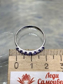 *Кольцо р.20 Танзанит цв Белое арт. 1-208086-00-31-626 вес 1,98 г - фото 165378 *Кольцо р.20 Танзанит цв Белое арт. 1-208086-00-31-626 вес 1,98 г - фото 165378