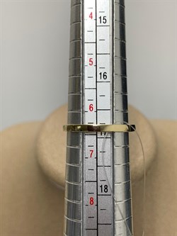 *Кольцо р.17 Зеленый Турмалин Верделит Черный Бр цв Лимонное арт. 1-308066-00-55-794 (вес 1,77 г) - фото 165418