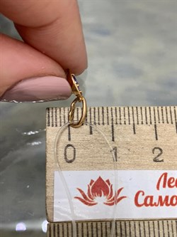 *Подвеска Сердце Танзанит цв Красное арт. 3-929-31-151 вес 0,57 г - фото 165431