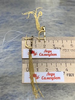 *Серьги Черный Бриллиант цв Лимонное арт. 2-107-707-48-793 вес 4,16 г - фото 165614 *Серьги Черный Бриллиант цв Лимонное арт. 2-107-707-48-793 вес 4,16 г - фото 165614