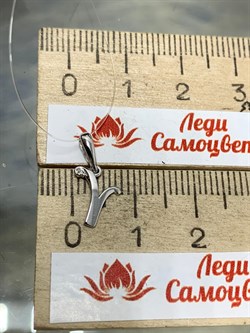 *Подвеска Овен Белый Бр цв Белое арт. 34218-200-561 вес 0,45 г - фото 165643