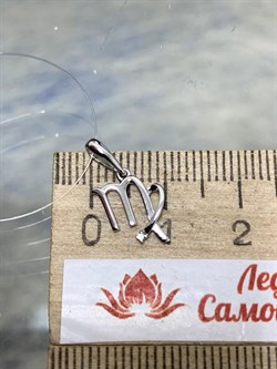 *Подвеска Дева Белый Бр цв Белое арт. 34213-200-299 вес 0,53 г - фото 165657