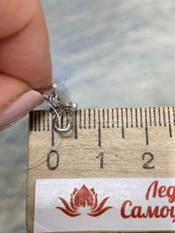 *Подвеска Близнецы Белый Бр цв Белое арт. 34211-200-404 вес 0,47 г - фото 165662