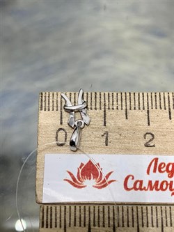 *Подвеска Рыбы Белый Бр цв Белое арт. 34205-200-622 вес 0,45 г - фото 165668