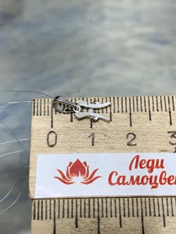 *Подвеска Рыбы Белый Бр цв Белое арт. 34205-200-622 вес 0,45 г - фото 165669