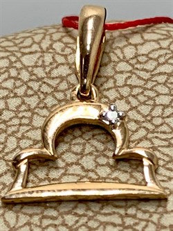 *Подвеска Весы цв Красное арт. 34216-100-993 вес 0,45 г - фото 165728 *Подвеска Весы цв Красное арт. 34216-100-993 вес 0,45 г - фото 165728