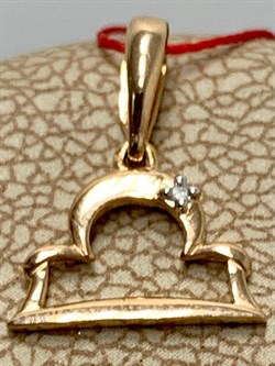 *Подвеска Весы цв Красное арт. 34216-100-993 вес 0,45 г - фото 165729 *Подвеска Весы цв Красное арт. 34216-100-993 вес 0,45 г - фото 165729