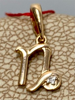 *Подвеска Козерог цв Красное арт. 34206-100-016 вес 0,44 г - фото 165732 *Подвеска Козерог цв Красное арт. 34206-100-016 вес 0,44 г - фото 165732