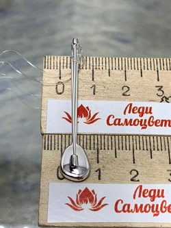 *Брошь Розовый Сапфир цв Белое арт 7-270336-02-45-243 вес 2,56 г - фото 165742 *Брошь Розовый Сапфир цв Белое арт 7-270336-02-45-243 вес 2,56 г - фото 165742