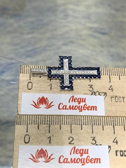 *Кулон Синий Сапфир цв Белое 8-248-02-215 вес 3,43 г - фото 165784 *Кулон Синий Сапфир цв Белое 8-248-02-215 вес 3,43 г - фото 165784