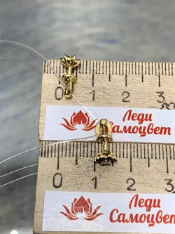 *Пусеты  Черный и Белый Бр цв Лимонное арт. 2-104-190-55-048 вес 1,49 г - фото 165834 *Пусеты  Черный и Белый Бр цв Лимонное арт. 2-104-190-55-048 вес 1,49 г - фото 165834