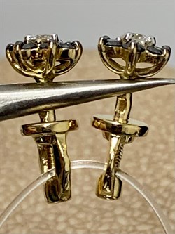 *Пусеты  Черный и Белый Бр цв Лимонное арт. 2-104-190-55-048 вес 1,49 г - фото 165838 *Пусеты  Черный и Белый Бр цв Лимонное арт. 2-104-190-55-048 вес 1,49 г - фото 165838