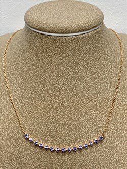 *Колье р.45-50 Танзанит цв Красное арт 6-160473-00-31-209 вес 4,07 г - фото 165874 *Колье р.45-50 Танзанит цв Красное арт 6-160473-00-31-209 вес 4,07 г - фото 165874